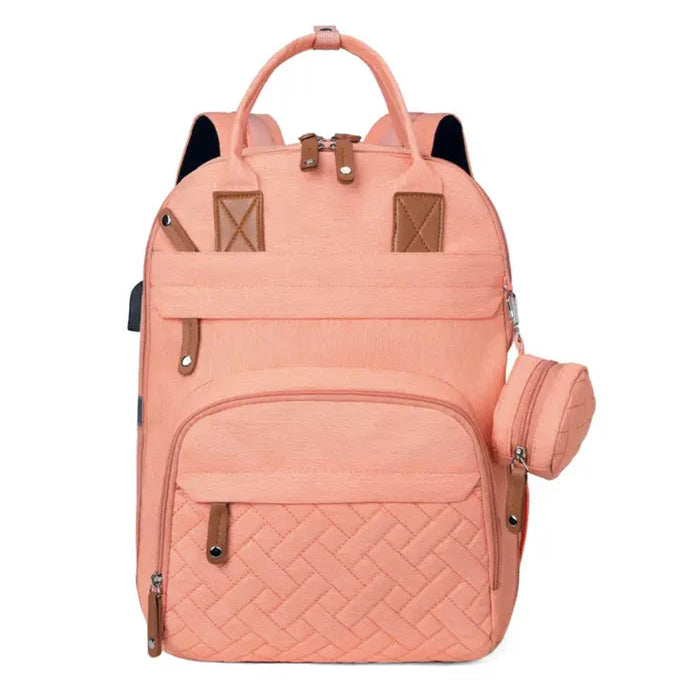 skötväska med skötbädd