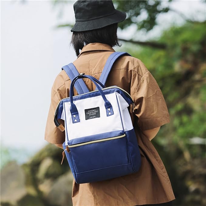 Datorväska dam ryggsäck – Elegant & vattentät laptopryggsäck med USB, 15,6 tum