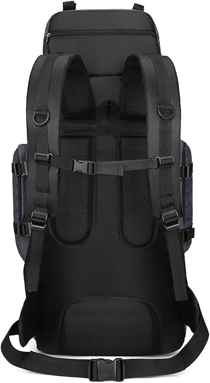 Reseryggsäck 60 L med ventilerad ryggpanel och justerbara remmar för maximal komfort