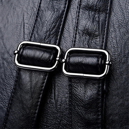 Dold bakficka på Ryggsäck Dam Svart för extra säkerhet